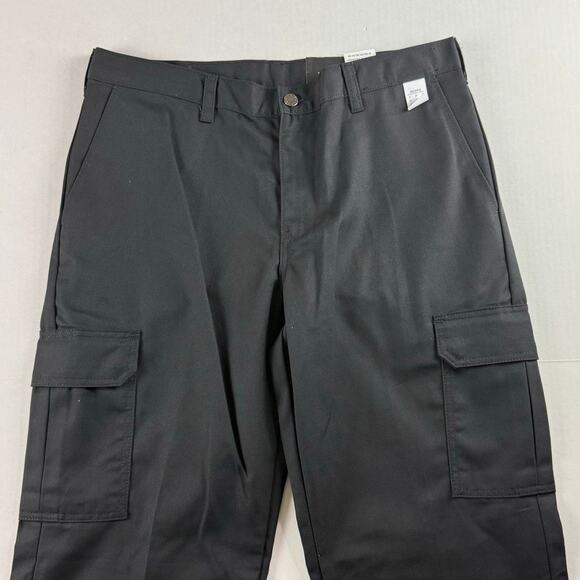 Dickies Workwear Black Cargo Pants - 34x39 - New with Tags - Picture 2 of 11